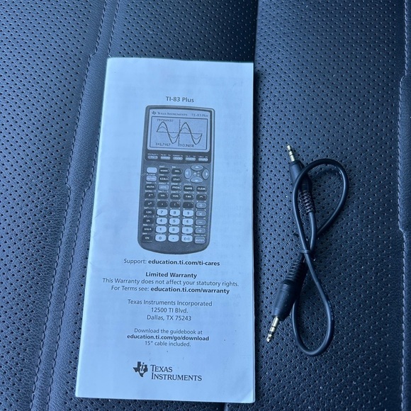 Texas Instruments Graphing Calculator - Black and Blue - Picture 7 of 7